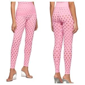 MAISIE WILEN Perforated Leggings Pink